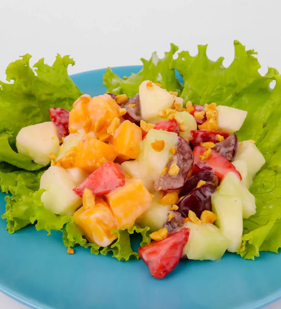 Food Fried Tofu Spicy Fruit Salad - Maddies - F - D